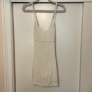 Aritzia Sunday Best White Lace Dress